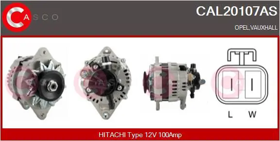 Handler.Part Alternator CASCO CAL20107AS 1