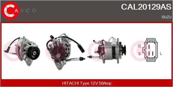 Handler.Part Alternator CASCO CAL20129AS 1