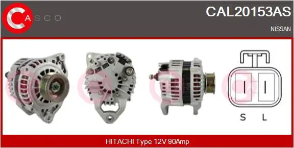 Handler.Part Alternator CASCO CAL20153AS 1