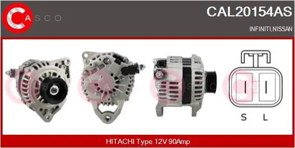 Handler.Part Alternator CASCO CAL20154AS 1