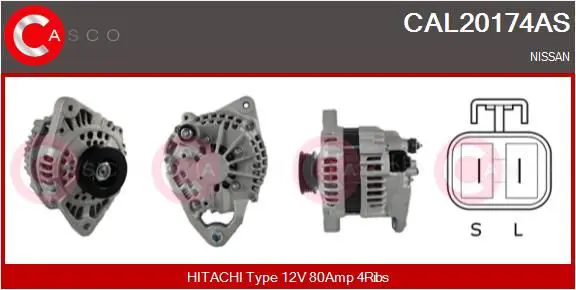 Handler.Part Alternator CASCO CAL20174AS 1