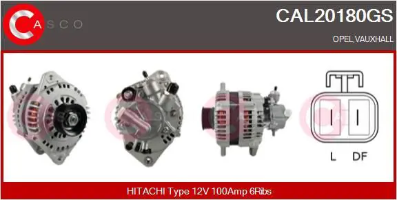 Handler.Part Alternator CASCO CAL20180GS 1