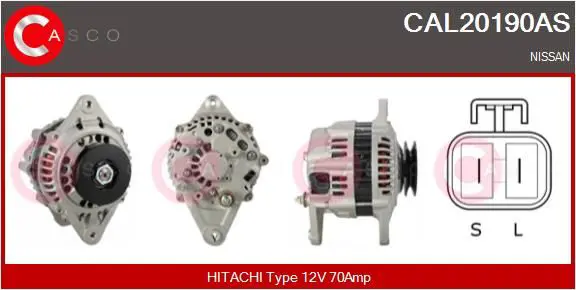 Handler.Part Alternator CASCO CAL20190AS 1