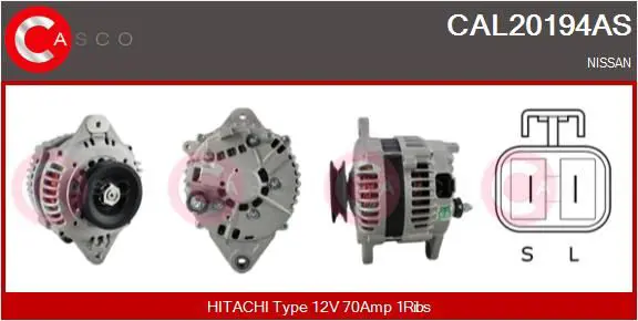 Handler.Part Alternator CASCO CAL20194AS 1