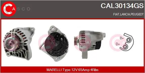 Handler.Part Alternator CASCO CAL30134GS 1