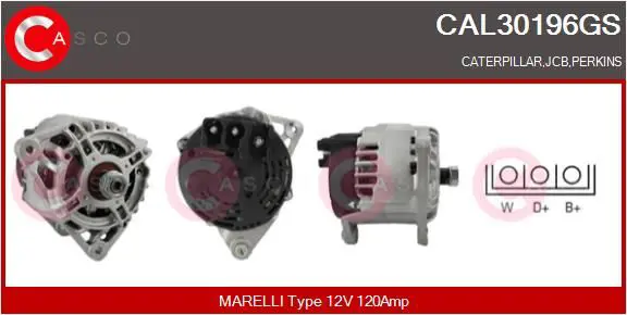 Handler.Part Alternator CASCO CAL30196GS 1