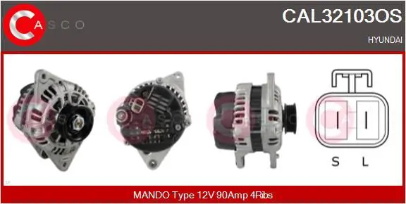 Handler.Part Alternator CASCO CAL32103OS 1