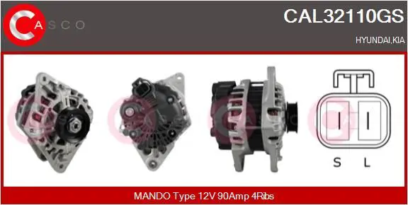 Handler.Part Alternator CASCO CAL32110GS 1