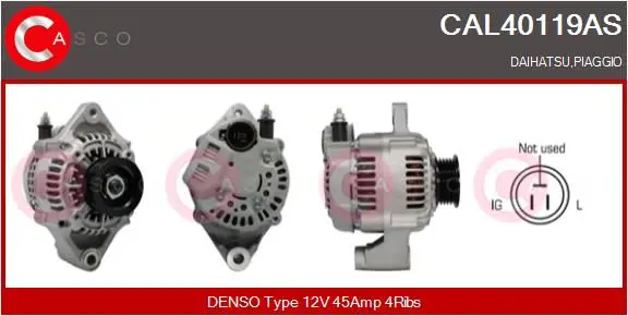 Handler.Part Alternator CASCO CAL40119AS 1