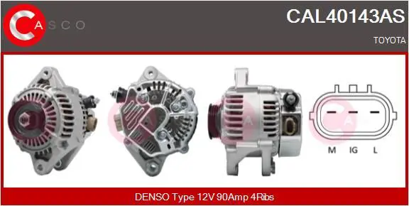 Handler.Part Alternator CASCO CAL40143AS 1