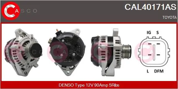 Handler.Part Alternator CASCO CAL40171AS 1