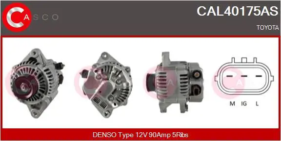 Handler.Part Alternator CASCO CAL40175AS 1