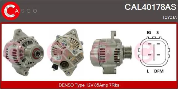 Handler.Part Alternator CASCO CAL40178AS 1