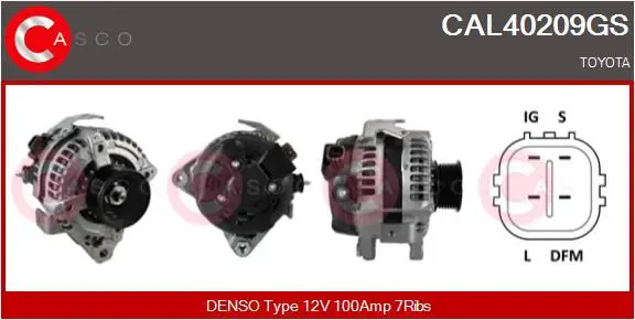 Handler.Part Alternator CASCO CAL40209GS 1