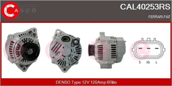 Handler.Part Alternator CASCO CAL40253RS 1