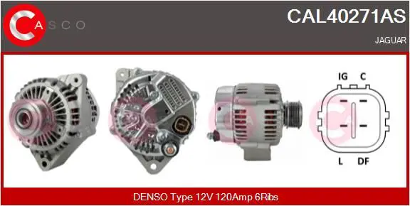 Handler.Part Alternator CASCO CAL40271AS 1