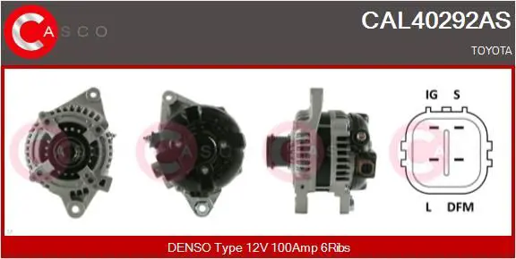 Handler.Part Alternator CASCO CAL40292AS 1