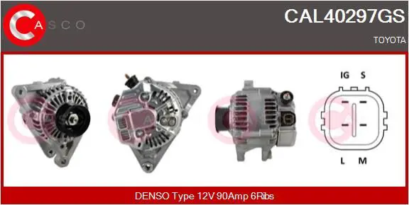 Handler.Part Alternator CASCO CAL40297GS 1