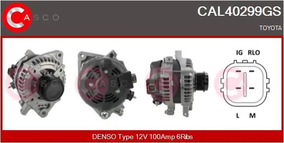 Handler.Part Alternator CASCO CAL40299GS 1