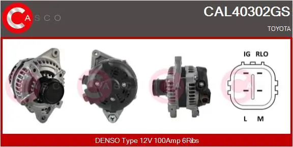 Handler.Part Alternator CASCO CAL40302GS 1