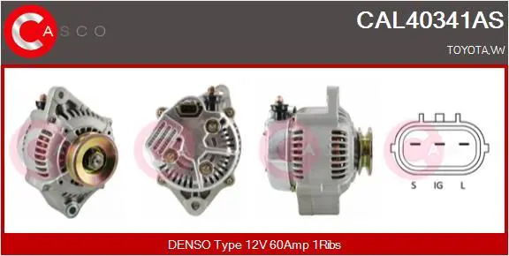 Handler.Part Alternator CASCO CAL40341AS 1