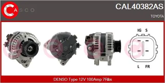 Handler.Part Alternator CASCO CAL40382AS 1