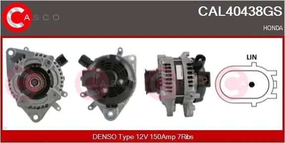 Handler.Part Alternator CASCO CAL40438GS 1