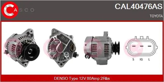 Handler.Part Alternator CASCO CAL40476AS 1