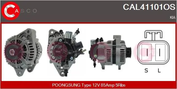 Handler.Part Alternator CASCO CAL41101OS 1