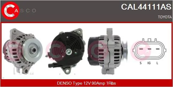 Handler.Part Alternator CASCO CAL44111AS 1