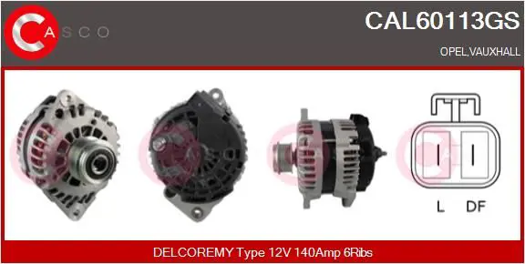 Handler.Part Alternator CASCO CAL60113GS 1