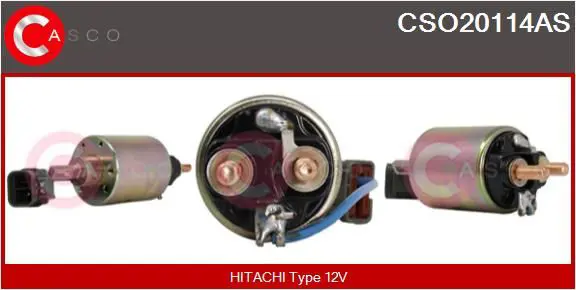 Handler.Part Solenoid switch, starter CASCO CSO20114AS 1