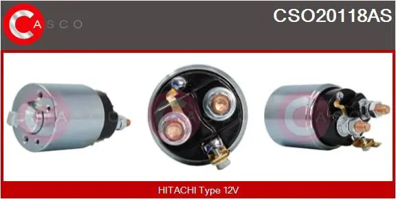 Handler.Part Solenoid switch, starter CASCO CSO20118AS 1