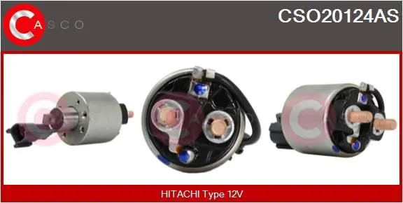 Handler.Part Solenoid switch, starter CASCO CSO20124AS 1