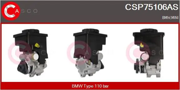 Handler.Part Hydraulic pump, steering system CASCO CSP75106AS 1