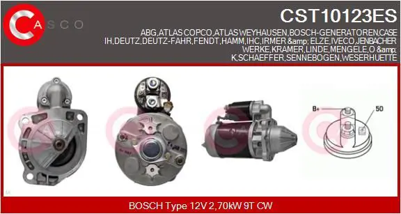 Handler.Part Starter CASCO CST10123ES 1