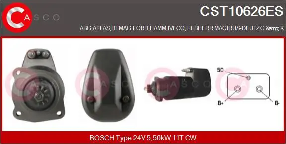 Handler.Part Starter CASCO CST10626ES 1