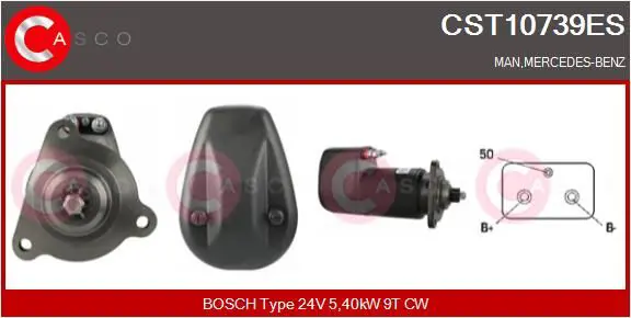 Handler.Part Starter CASCO CST10739ES 1