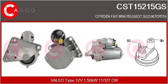 Handler.Part Starter CASCO CST15215GS 1