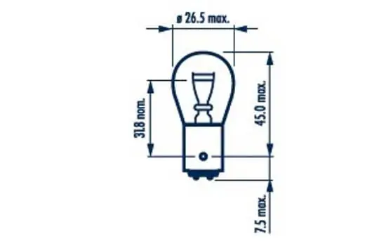 Handler.Part Light Bulb Support..12V P21w/4W Narva  / NARVA 178813000 2