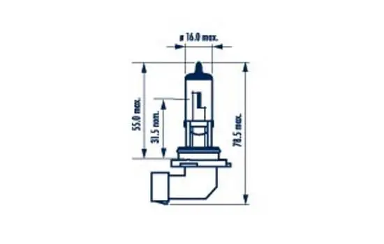 Handler.Part Light Bulb Aux.hb4 12V 51W Narva NARVA 480063000 2