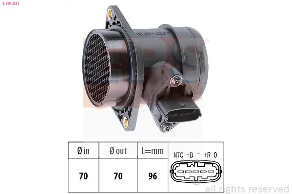 Handler.Part Air mass sensor EPS 1991031 1