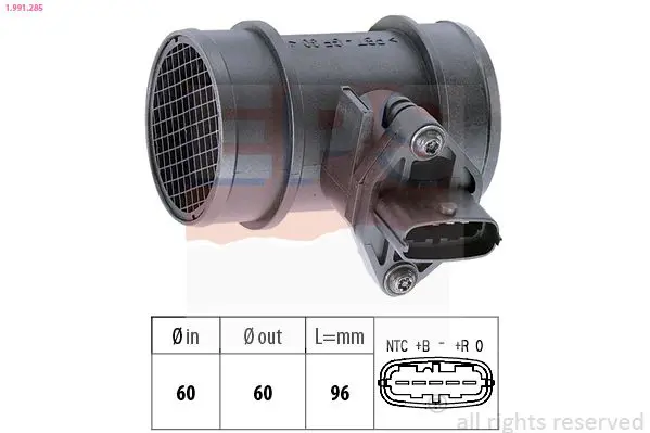 Handler.Part Air mass sensor EPS 1991285 1