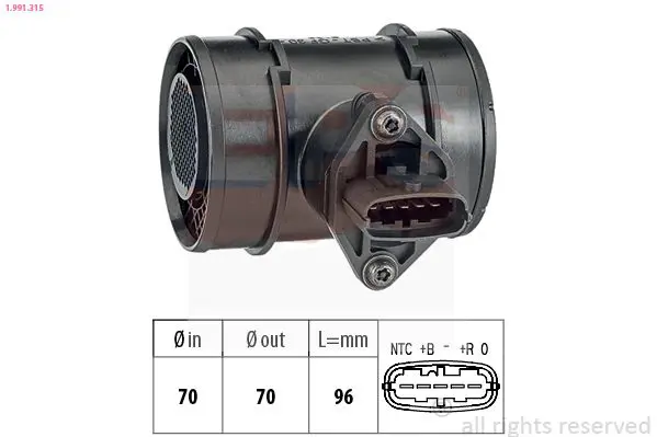 Handler.Part Air mass sensor EPS 1991315 1