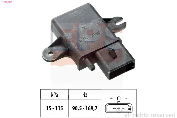 Handler.Part Sensor, intake manifold pressure EPS 1993002 1