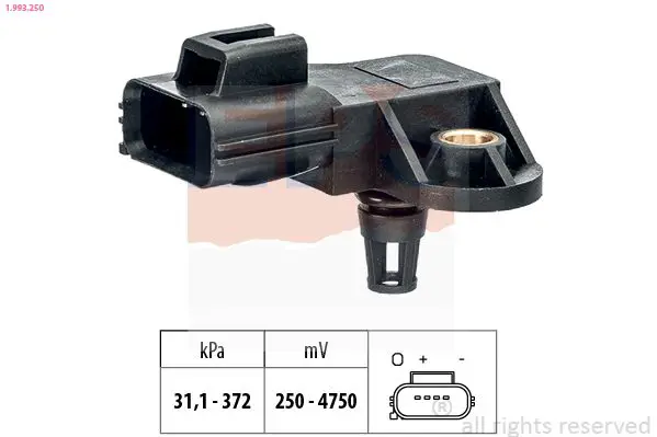 Handler.Part Sensor, intake manifold pressure EPS 1993250 1