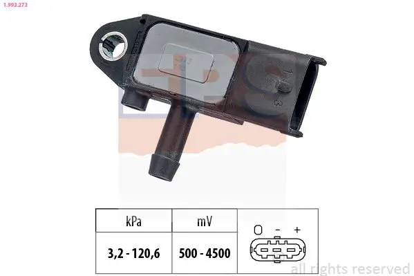 Handler.Part Sensor, intake manifold pressure EPS 1993273 1