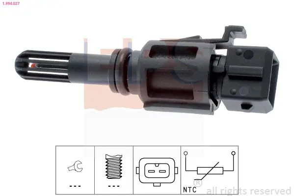 Handler.Part Sender unit, intake air temperature EPS 1994027 1