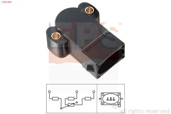 Handler.Part Sensor, throttle position EPS 1995064 1