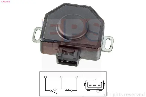 Handler.Part Sensor, throttle position EPS 1995078 1